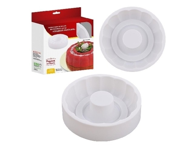 Силиконовая форма для муссовых тортов Сладкая фантазия VL80-305